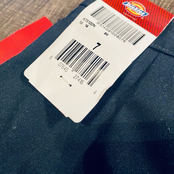 Dickie’s Girl’s Wrap Skort School Uniform Skort Navy Blue! - Picture 7 of 9